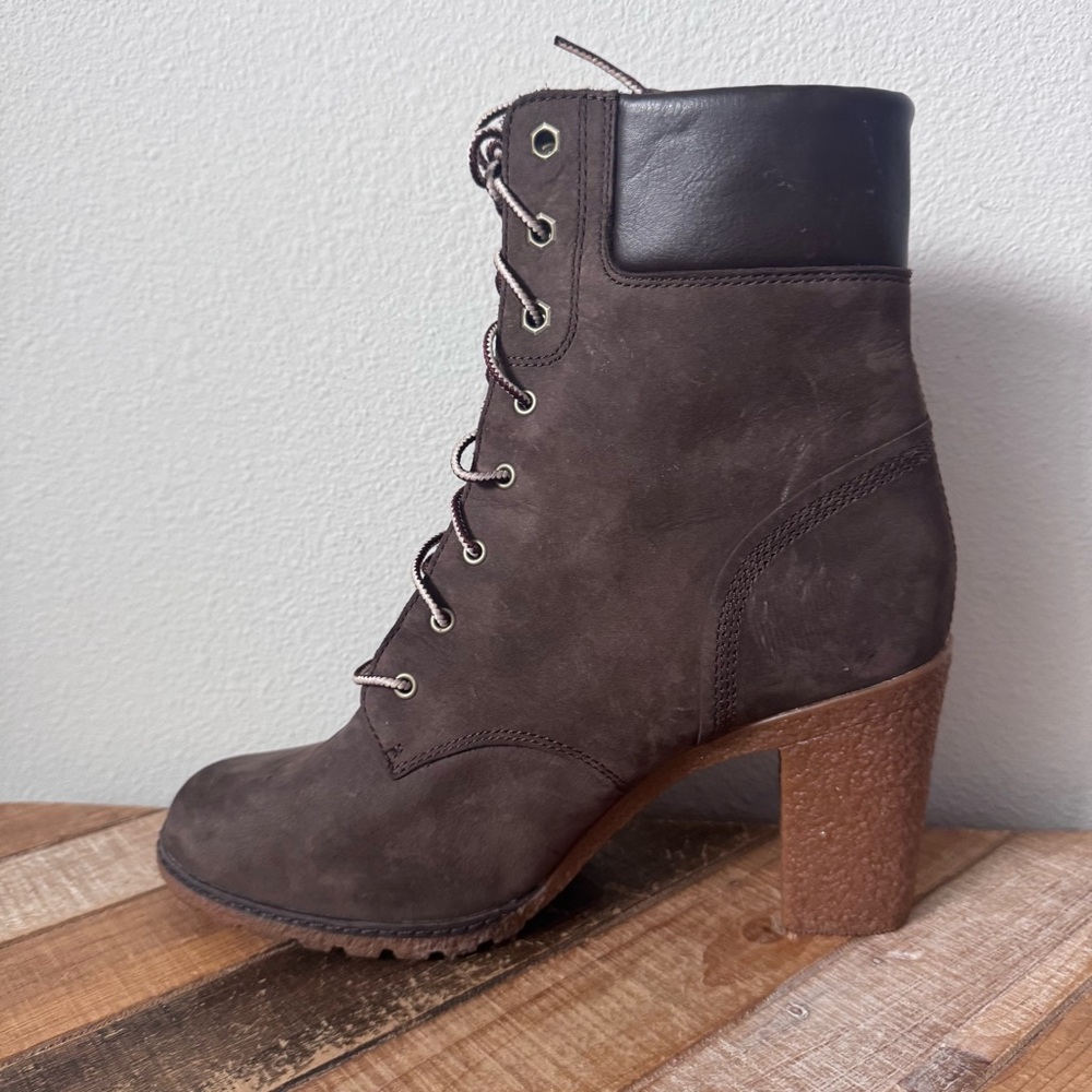 Timberland Glancy Boot in Dark Brown Nubuck - Picture 13 of 14